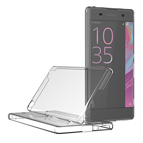 Funda Sony Xperia XA  AICEK Transparente Silicona 360  Full Body Fundas para Sony Xperia XA Carcasa Silicona Funda Case  5 0  
