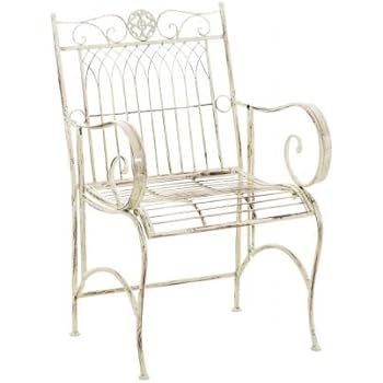 Amazon.de: CLP Gartenstuhl Sheela im Jugendstil | Metallstuhl mit