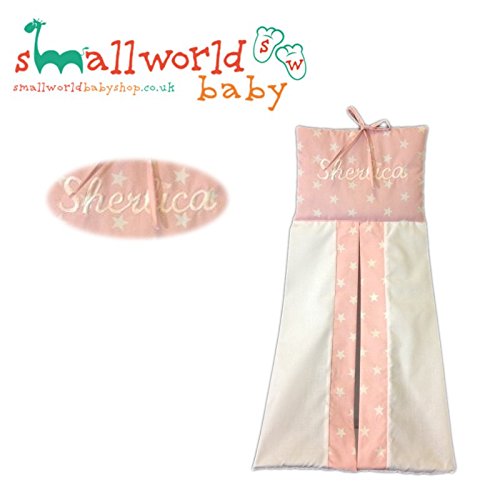 Personalied Pink Star Nappy Stacker