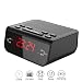 Produktbild Digital Wecker Radiowecker mit Dual-Alarm, Lautsprecher, AM/FM, (Timerfunktion, Schlaf-Timer, Aufsteigender Alarm), Snooze-Funktion, (Schwarz),Black,11.5cmx9cmx4.5cm