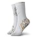 Produktbild Bai Qian Freunde party_17_2847 malerei kunst gedruckt lustige neuheit tier casual baumwolle crew socken 11,8 zoll