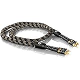 VIABLUE NF-S1 Silver Quattro Cinchkabel * Analog/NF * Audiokabel * Stereo * 1 Paar * 4-Fach Abschirmung * Verzinnte OFC Litze