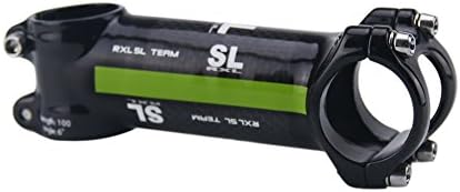 RXL SL TEAM Bicycle Stem Carbon Fibre Road Bike Stems 31.8 mm 3K Glossy (Green, 60mm)