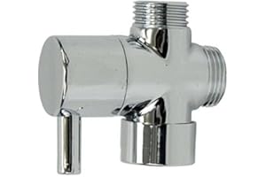 VET ITALY Vetrineinrete® Deviatore a 3 vie valvola per colonna doccia presa acqua da muro attacco ½” ¾ “