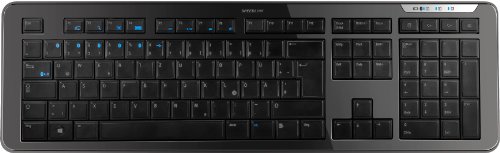 Speedlink Athera Bluetooth Tastatur (bis zu 5 Geräte über BT gleichzeitig nutzbar, Vollformat-Tastenfeld inklusive Pfeil- und Ziffernblock) schwarz - 2