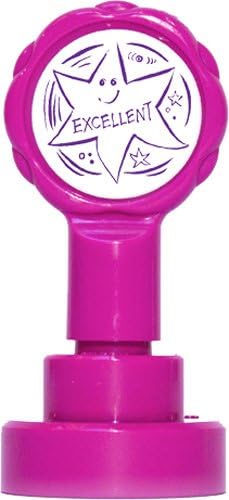 Teacher Stamps br034 cm Self-Inking Stamp for Teachers Excellent (Random Color)