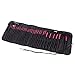 dodocool Professional Wood 32Pcs Makeup Brushes Kit Cosmetic Make Up Set + Pouch Bag Case (32PCS, Rose Red Ferrule)