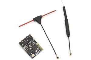 SPARKHOBBY 1 pc expresslrs elrs 2,4ghz récepteur ep1 / ep2 / Nano 2400 RX/pwm 7 canaux RX crsf protocole pour Drones de Course rc FPV (1PC 2,4G 7CH Straigh)
