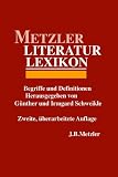 Image de Metzler Literatur Lexikon. Begriffe und Definitionen