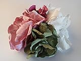  Broche polivalente con flores en tela teñidas y esculpidas a mano. (Pieza Única-No hay 2 iguales)