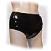 Produktbild Latex Female Slip Schwarz extra heiß - 0,3 mm starkes Material Size:L