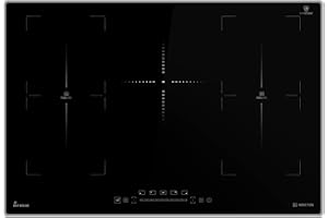 KKT KOLBE Płyta indukcyjna 77 cm | Autark | 11,2 kW | 5 stref | 9 stopni | wąska rama | szybkie nagrzewanie | suwak dotykowy | wyłącznik czasowy | IH87705AL