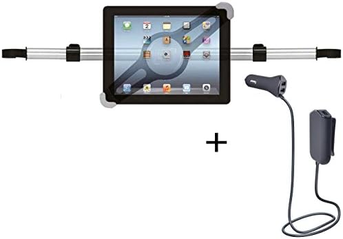 Girafus Relax H3 9-11 Inch Tablet Holder iPad Galaxy Plus Girafus 2x2 USB Car Charger for rear seat and cigarette lighter