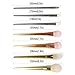 VALUE MAKERS 7PCS Metal Makeup Brushes - Beauty Cosmetics Tools - Professional Make up Brushes Kit - Luxury Makeup Brush Set - Makeup Brush Set - Face Powder Foundation Blusher Eyeshadow Contour Eyeliner Brush + Makeup Brush Pouch