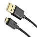 Produktbild Fontastic Datenkabel Flip MicroUSB 1.5m schwarz Stecker beidseitig verwendbar (211621)