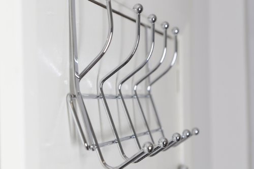 Premier Housewares Türhaken, 16 x 41 x 11 cm, Chrom, 10 Haken - 5