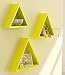 Home Sparkle Sh734 Wall Shelf, Set of 3 (Lacquer Finish, Yellow) RS.749.00