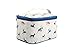 TaylorHe Waterproof Large Make-up Bag Cosmetic Case Toiletry Bag Vanity Case with Patterns zipped with Handle Stags