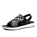 Produktbild Wangcui Sommer Stecker Sandalen Leder Outdoor Sport Leicht Strand Schuhe Leder schwarz Sandalen (24.0–29,0) cm, Rindsleder, Schwarz, 41