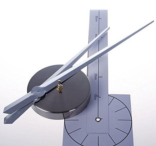 XXL 3D Silberne Riesen Designer Wanduhr Wohnzimmer Dekoration Wandtatoo mit deutschem Ziffernblatt aus Acryl - 4