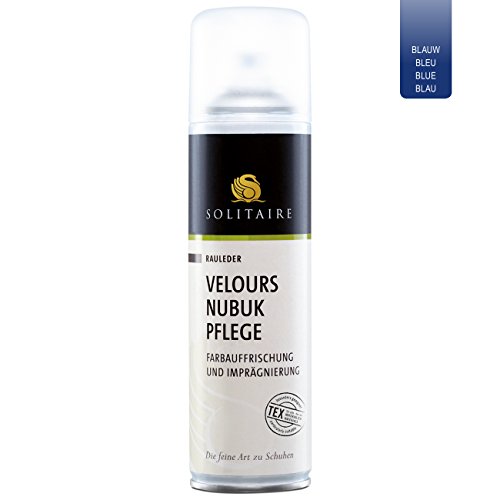 Preisvergleich Produktbild Solitaire Velours Nubuk Pflege Spray blau, 250 ml