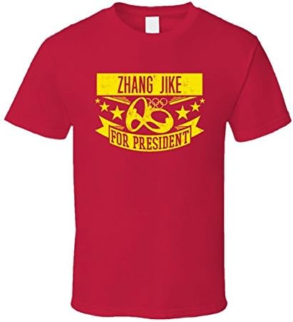 Zhang Jike for President China Table Tennis T Shirt Large
