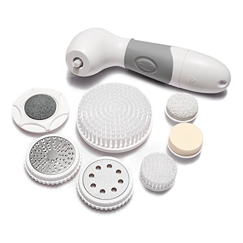 Magicfly 7-in-1 Set Electric Face&Body Ultra Clean Brush SPA Cleansing System Waterproof Cordless Remover Dead Skin Softly