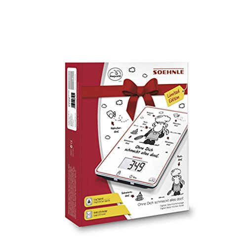 Soehnle 66196 Digitale Küchenwaage Sheepworld Ohne Dich - 3