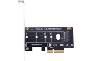 WANGCL NVME - Adaptador PCIE M.2 M-key a PCIE 4x con soporte de montaje para expansión de disco duro de placa base de escritorio
