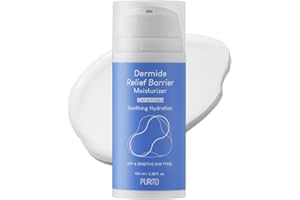 PURITO| Dermide Relief Barrier Moisturizer, vegano e non testato sugli animali, idratante lenitivo, calmante, sicuro, barriera protettiva, 100 ml/3,38 fl. oz