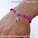 Pulsera de antelina. Rana de la Suerte de Salamanca