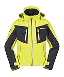 Segeljacke mit abnehmbarer und verstaubarer Kapuze; winddicht, wasserdicht, atmungsaktiv durch 3-Lagen Material