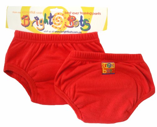 Bright Bots Potty Training Pants (Twin Pack, Red, Large, 24 - 30 months)