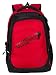 Cosmus Hiones Polyester 28 litres Black + Red Laptop Backpack [584] RS.599.00