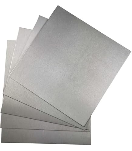 Plaque En Nickel Pur 99.9%, Anode Pour Galvanoplastie, Recherche - Dimensions 60x70mm, Épaisseur 1 à 5mm Au Choix