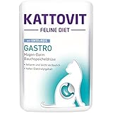 Kattovit | Feline Diets Gastro mit Ente + Reis | 24 x 85 g