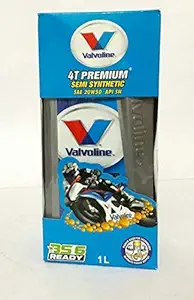 Valvoline 4T Premium 20W50 SN Grade Synthetic Blend Engine Oil for 2-wheelers - 1 L