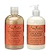 Shea Moisture Cleanse and Condition Pack - Coconut & Hibiscus Curl and Shine Shampoo & Curl and Shine Conditioner 384ml bottles