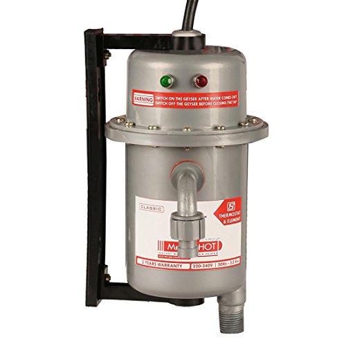 Mr.SHOT First Class ABS Plastic/Auto Reset Instant Running Water Heater (Metallic Grey)