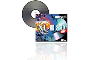Maxell CD-RW80XLII Music x 5 Pack in Jewel Cases
