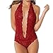 Produktbild TianWlio Damen Dessous Nachtwäsche Mode Sexy Frauen Verführerische attraktive Spitze durchbohrt aushöhlen Dessous Anzug