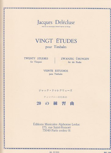 Download Vingt Etudes pour Timbales Download Vingt Etudes pour Timbales