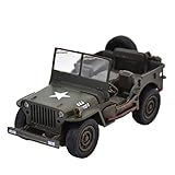  New Ray Jeep Willys 1:32 Scale Die Cast Model Car WW II Military US Army Vehicle