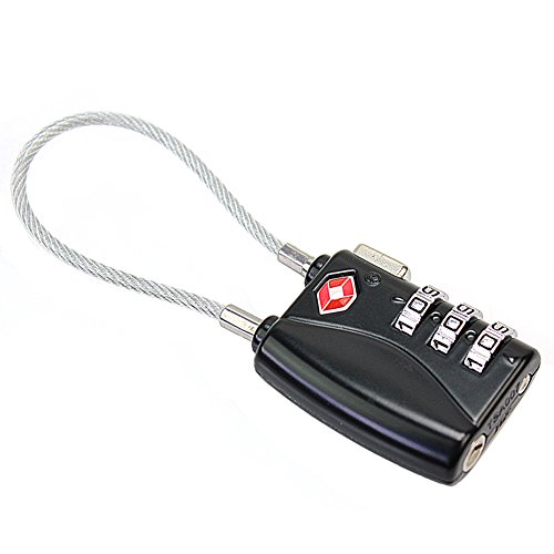 Preisvergleich Produktbild 3 Digit Vorhängeschloss Gepäckschloss Kofferschloss Kombination Zahlenschloss Reise