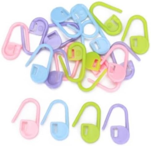 50 pieces knitting crochet Locking System Stitch Markers/Can Also Be Used as a Nappy Notice on a New Baby Greeting Card, 50pcs
