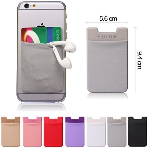 CHARITIK iPhone 6 Ultra Thin Wallet Case Cover - for Apple 4.7 5.5 iPad Mini For Samsung Note 2 3 4S S4 S5 For Sony Xperia Z3 (Grey)