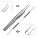 IBEET Blackhead Remover Tweezers Kit,Comedone Extractor Tool,Anti-microbial,Treatment for Blemish,Whitehead Popping, Zit Removing for Risk Free Nose RS.1911.00