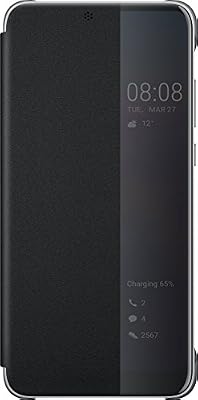 Huawei Officiel Smart View Flip Cover Coque Housse Étui pour P20 Pro - Noir