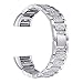 Produktbild Hunpta Kristall Edelstahl Watch Band Handschlaufe für Fitbit charge 2 Smart Watch (Silber)