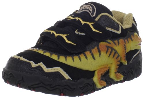 Dinosoles Toddler/Junior 3D T-Rex Low Top Black Trainer 10 Child UK
